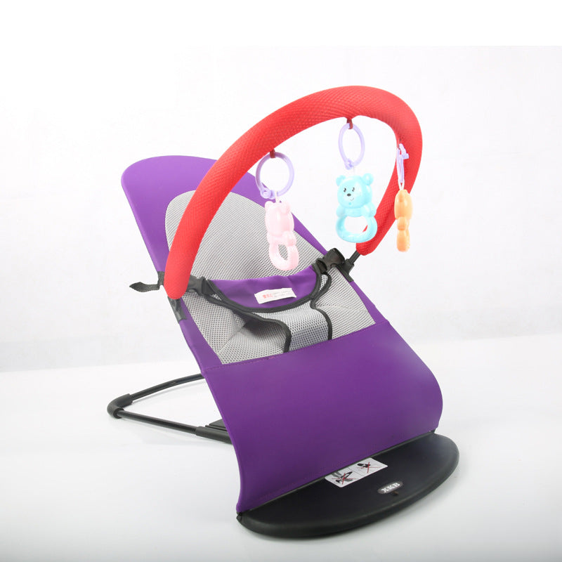 Rocking Chair Baby Soothing Foldable Recliner Cradle Baby Sleep Aid Rocking Bed Infant Comfort Rocking Chair Factory