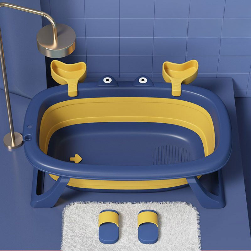 Baby Bath Tub Foldable Bathtub for Infants, Small Bath Bucket for Children to Sit and Lie, Home Use Newborn Baby Supplies