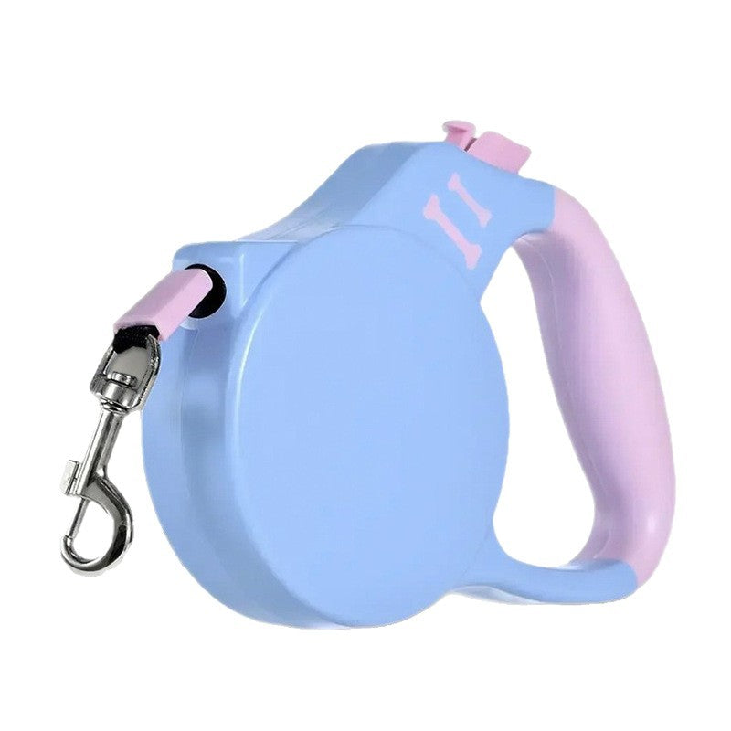 Cross-Border Hot-Selling Dog Leash Harness Outdoor Dog Walking Automatic Retractable Leash Corgi Shiba Inu Wholesale
