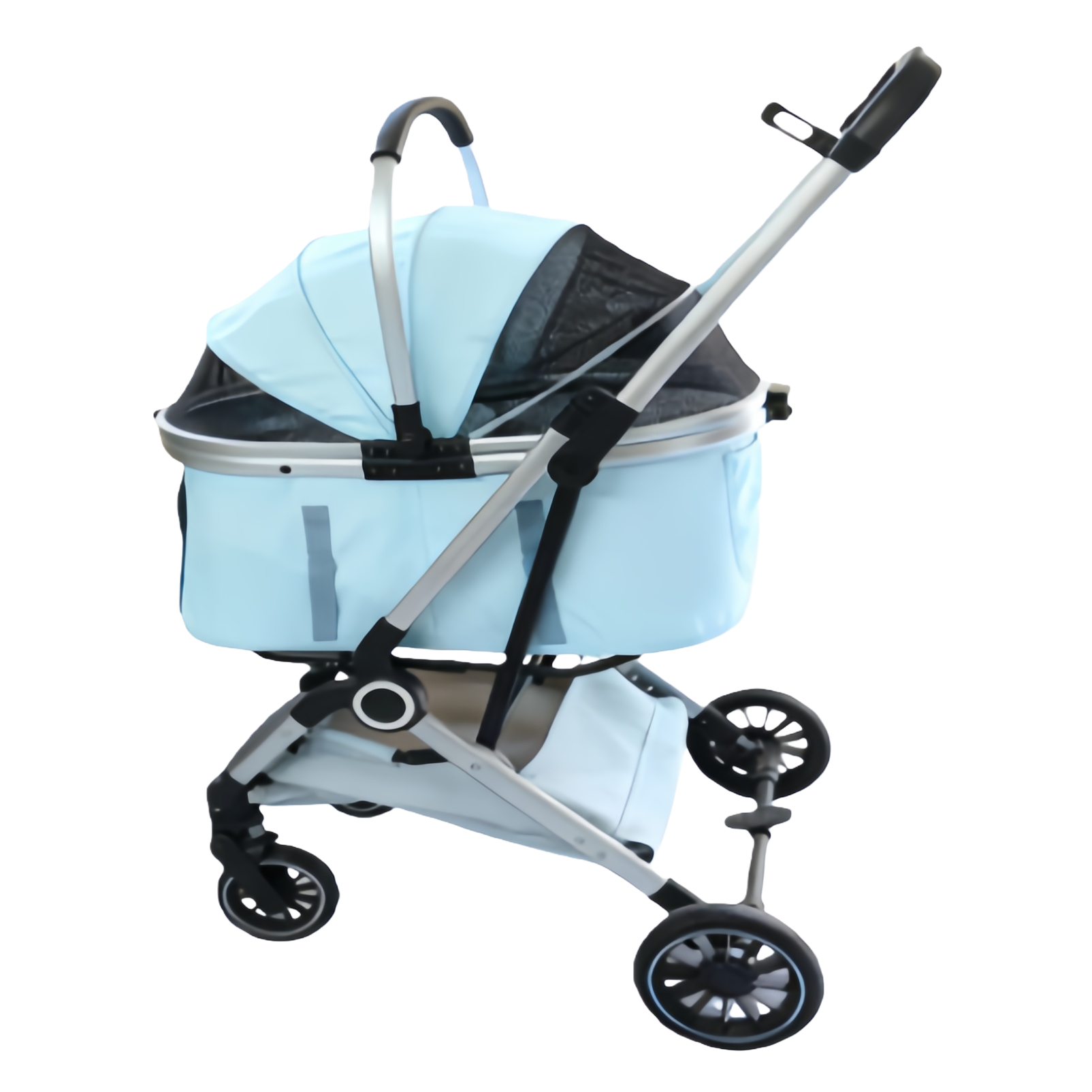 Pet cart  One-click folding design, waterproof and wear-resistant fabric for the whole car, a good thing for pets to travel