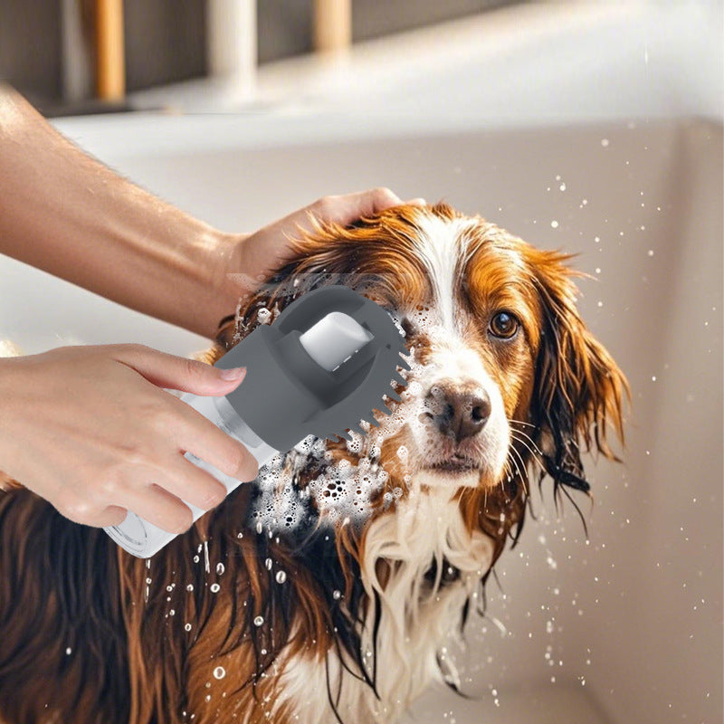 Custom Silicone Pet Bath Brush Cat Dog Bath Massage Bath Brush Puppy Supplies Pet Brush Manufacturer