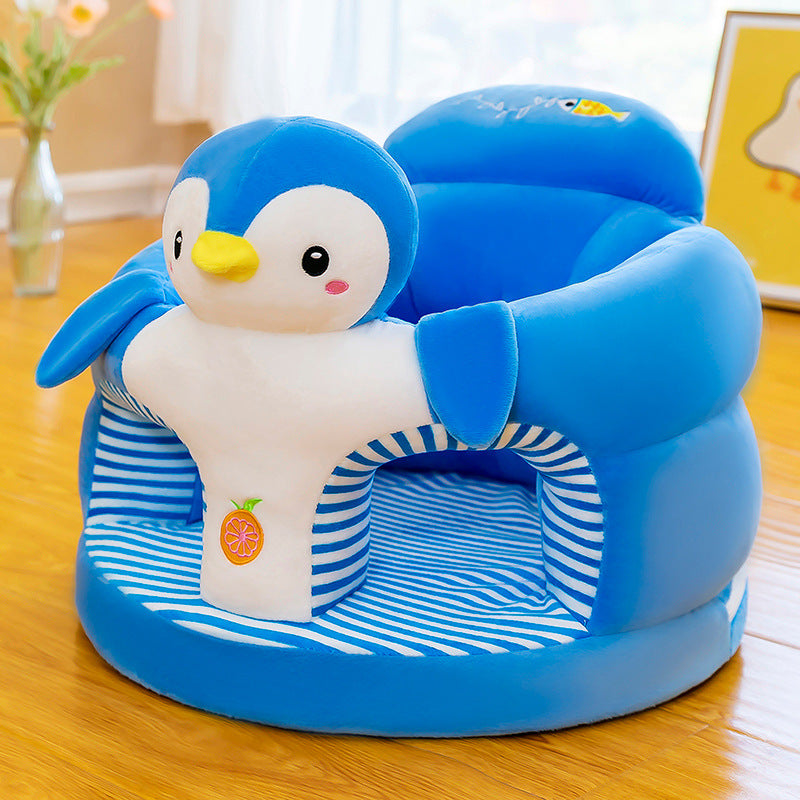 Baby Sofa Anti-Fall Seat Baby Learning to Sit Artifact Enlarged and Thickened Tatami Cartoon 3 to 12 Months High Chair