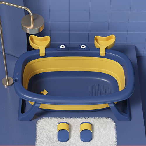 Baby Bath Tub Foldable Bathtub for Infants, Small Bath Bucket for Children to Sit and Lie, Home Use Newborn Baby Supplies