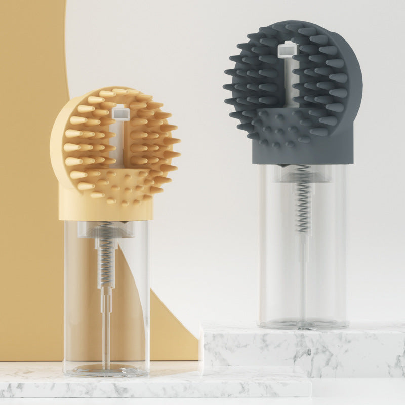 Custom Silicone Pet Bath Brush Cat Dog Bath Massage Bath Brush Puppy Supplies Pet Brush Manufacturer