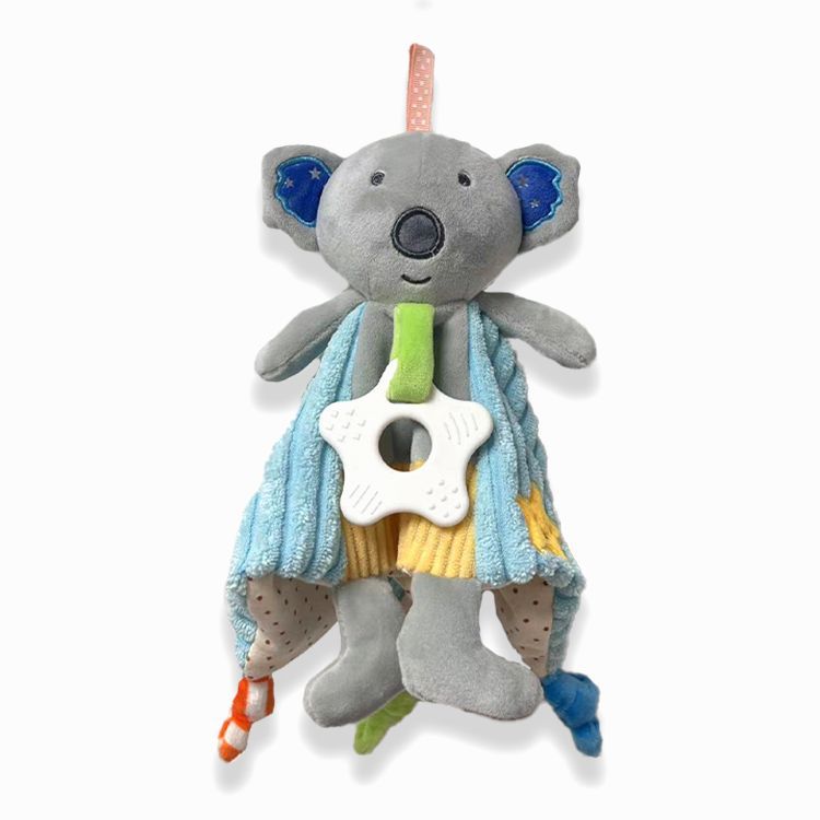 Baby Toys 0-1 Year Old Soothing Towel Baby Sleeping Companion Doll Teething Soothing Doll Infant Toy Rattle