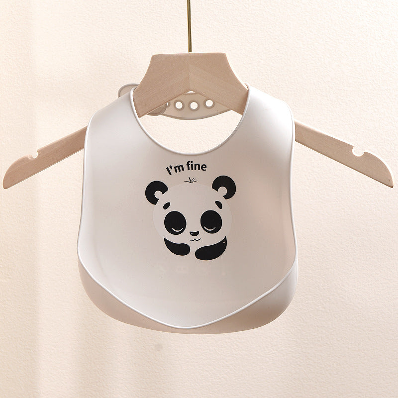 Baby Feeding Bib Waterproof Silicone Baby Food Bib Ultra Soft Portable Infant Children's Bib Anti-dirty Magic Tool