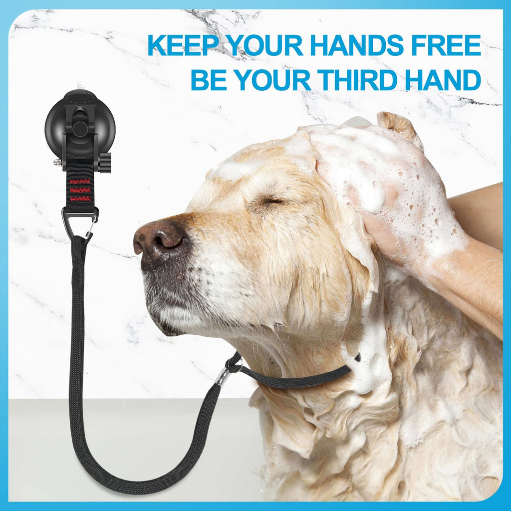 Pet Bathing Fixed Rope Cat Dog Grooming Table Hanging Rope Grooming Cleaning Tool Anti-Movement Suction Cup Fixed Traction Rope