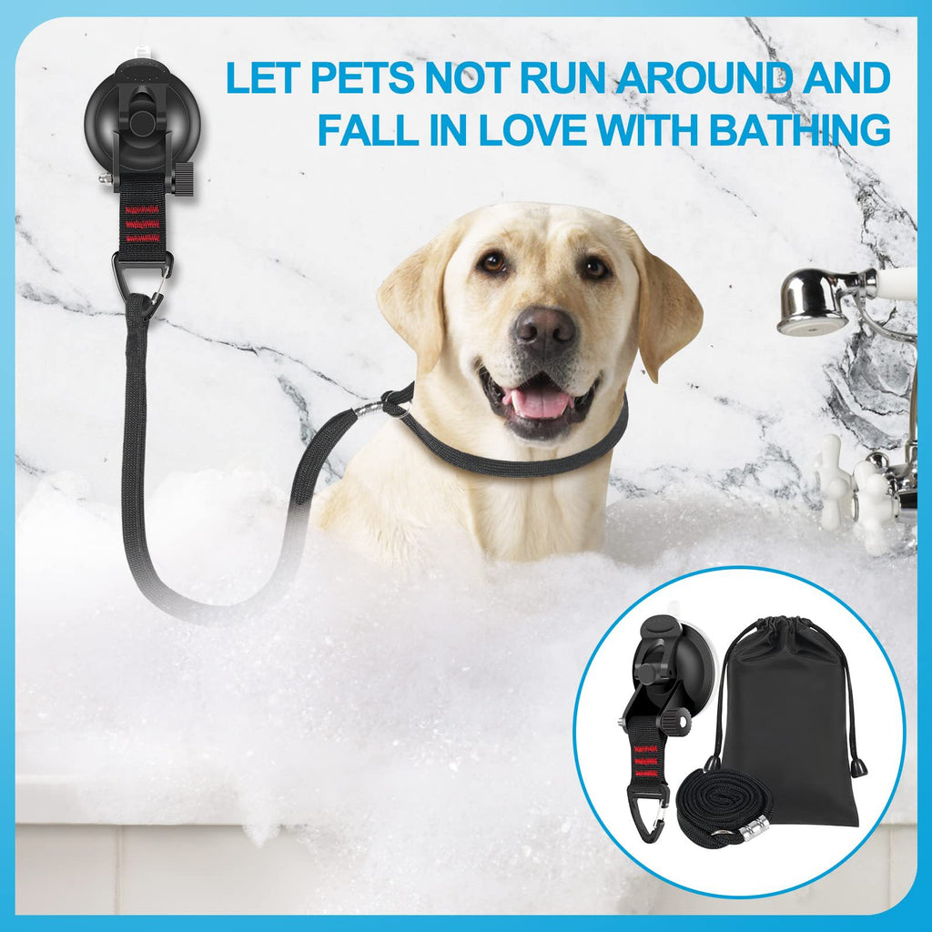 Pet Bathing Fixed Rope Cat Dog Grooming Table Hanging Rope Grooming Cleaning Tool Anti-Movement Suction Cup Fixed Traction Rope