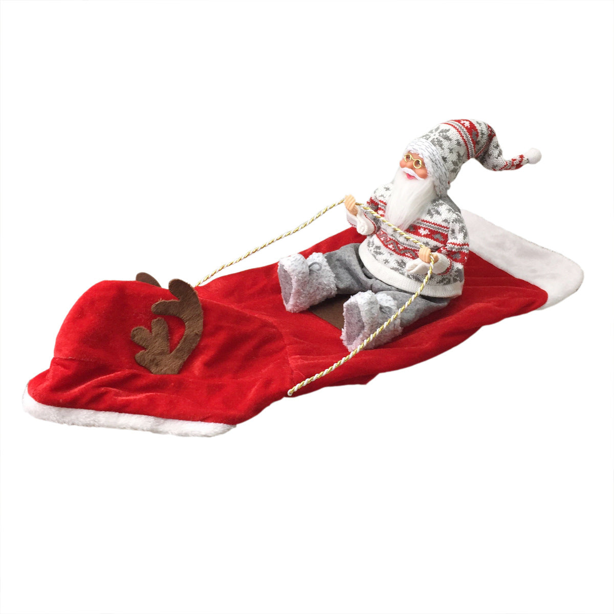 Pet Dog Christmas Costume Santa Claus Riding Outfit Christmas Pet Clothes Reindeer Riding Outfit Pet Christmas Supplies