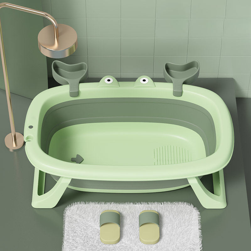 Baby Bath Tub Foldable Bathtub for Infants, Small Bath Bucket for Children to Sit and Lie, Home Use Newborn Baby Supplies