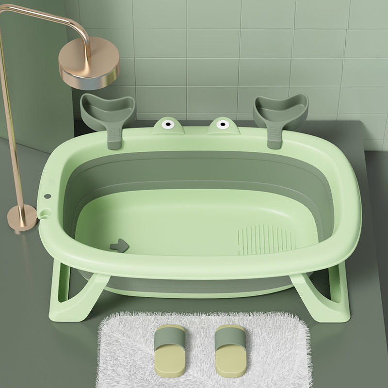 Baby Bath Tub Foldable Bathtub for Infants, Small Bath Bucket for Children to Sit and Lie, Home Use Newborn Baby Supplies