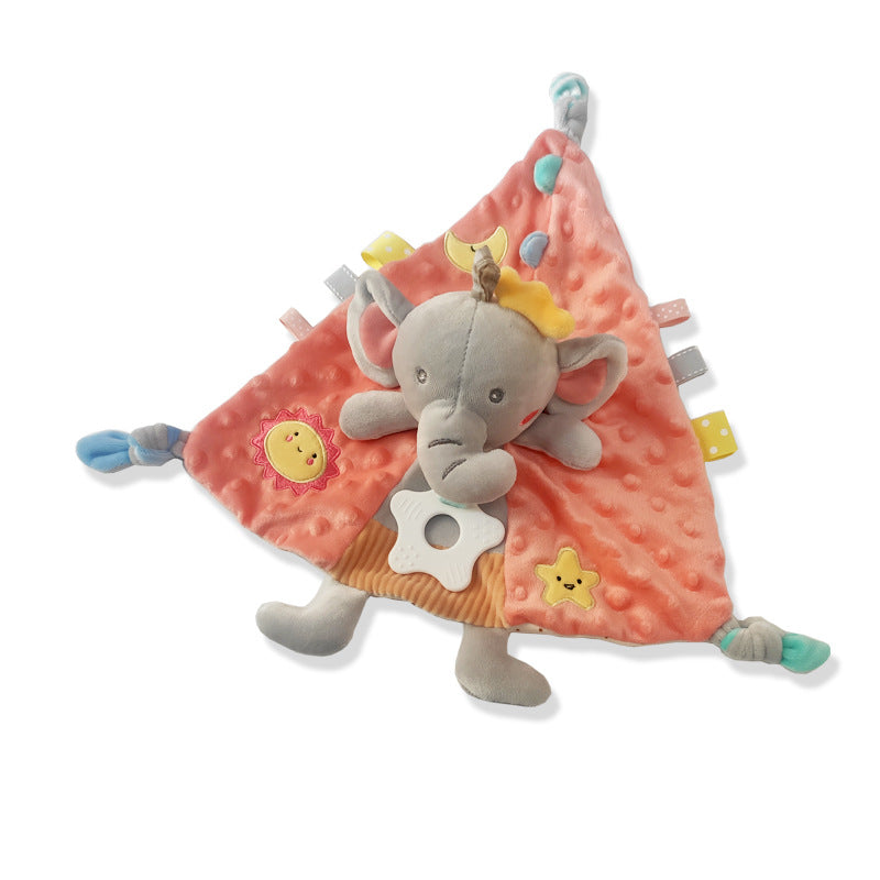 Baby Toys 0-1 Year Old Soothing Towel Baby Sleeping Companion Doll Teething Soothing Doll Infant Toy Rattle