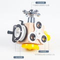Cross-Border New Product Children 2-6 Years Old Early Education Wooden Toys Montessori Teaching Aids Busy Blocks Parent-Child Interactive Educational Toys