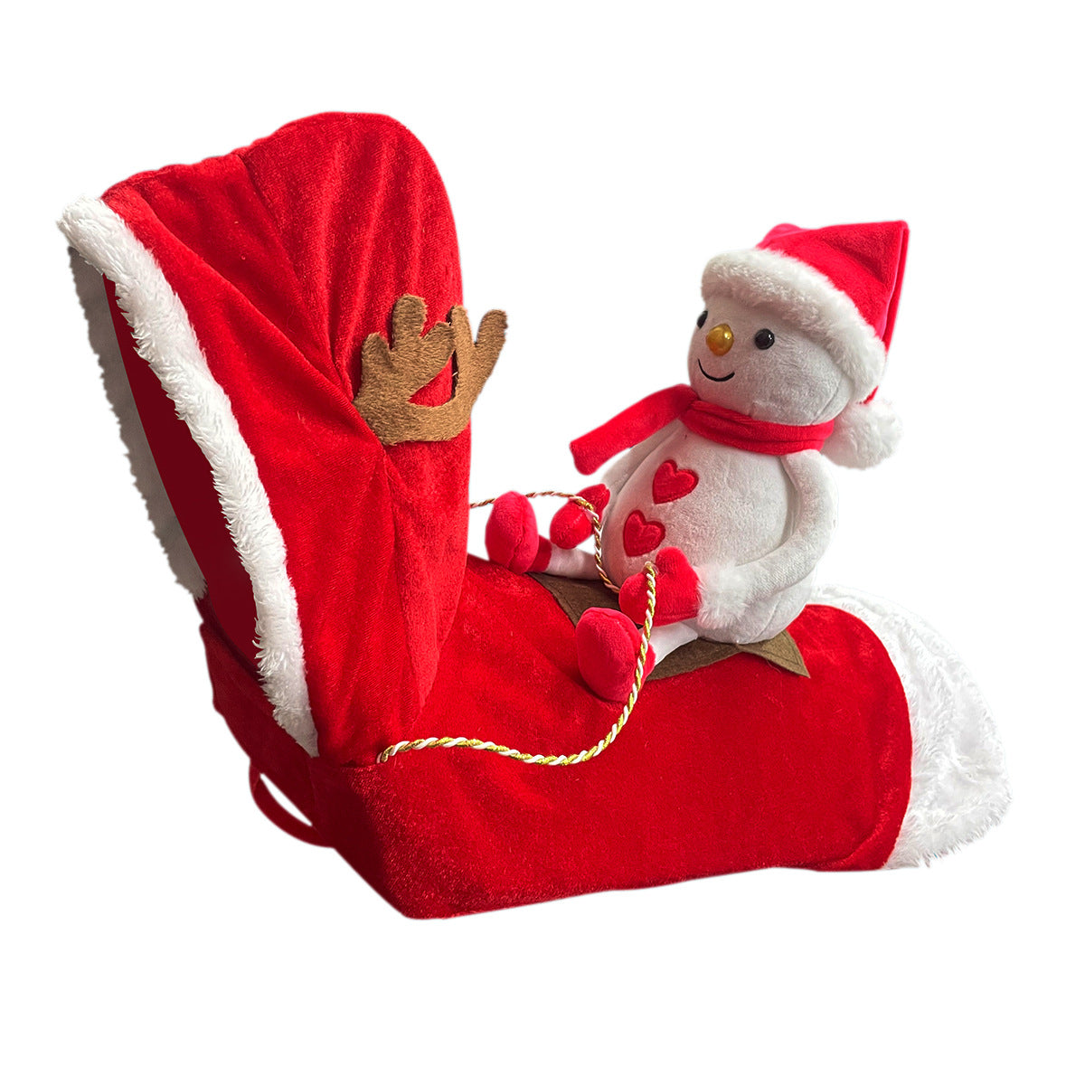 Pet Dog Christmas Costume Santa Claus Riding Outfit Christmas Pet Clothes Reindeer Riding Outfit Pet Christmas Supplies