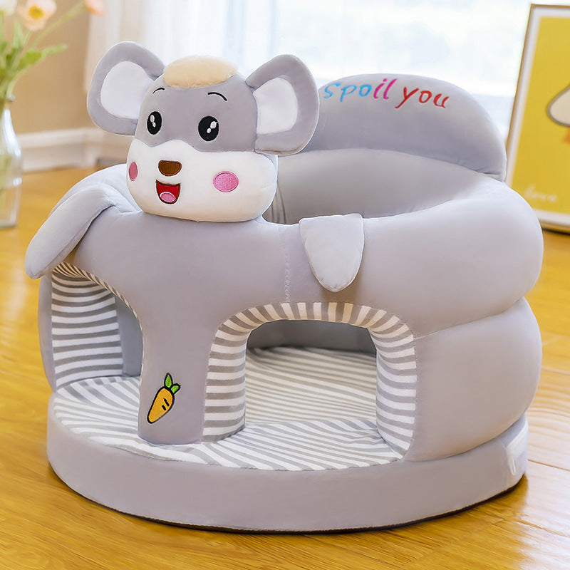 Baby Sofa Anti-Fall Seat Baby Learning to Sit Artifact Enlarged and Thickened Tatami Cartoon 3 to 12 Months High Chair